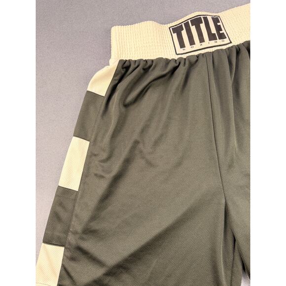 Title Boxing Shirts - Set of 2, Blk/Yellow Satin Blk/Wht Polyester, Men's Small - Picture 4 of 14